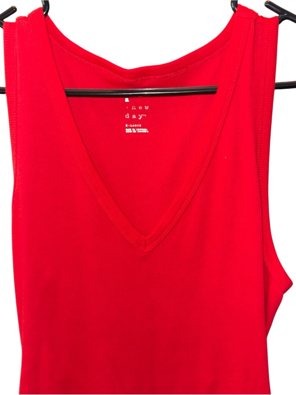 🌺A New Day Ribbed Side Scrunched Sleeveless V-Neck Maxi Dress - Picture 2 of 5